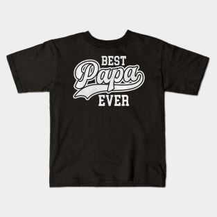 Best papa Ever baseball style Kids T-Shirt